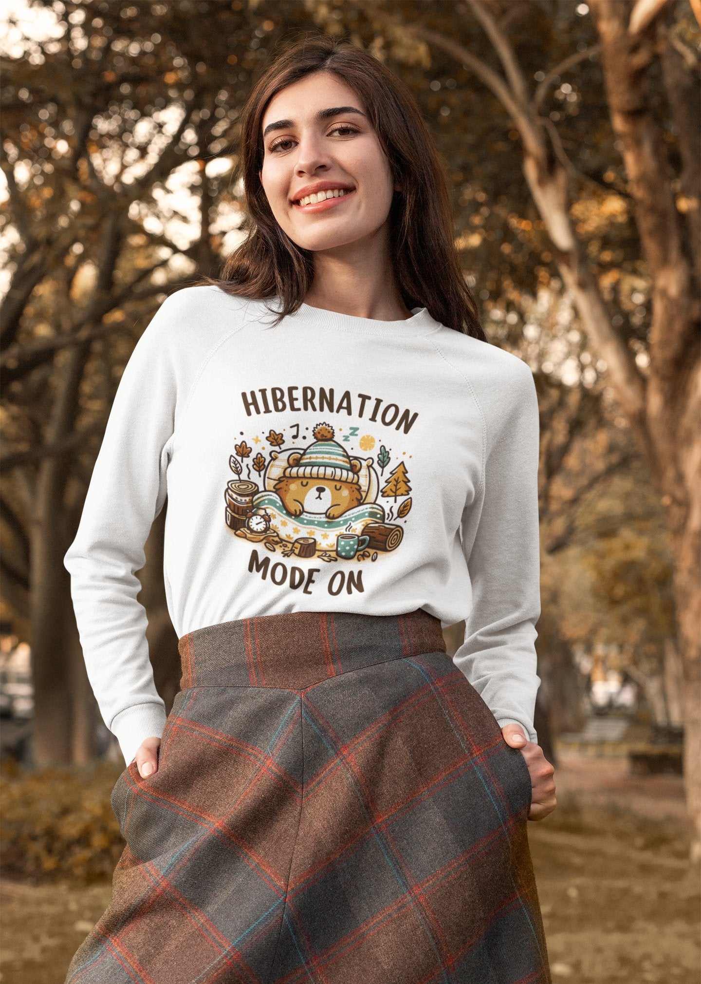 Hibernation Mode On Sweatshirt - TranquilTrendz