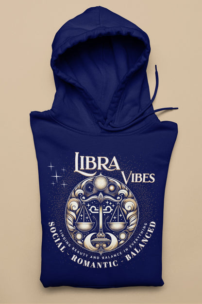 Libra Vibes Hoodie - TranquilTrendz