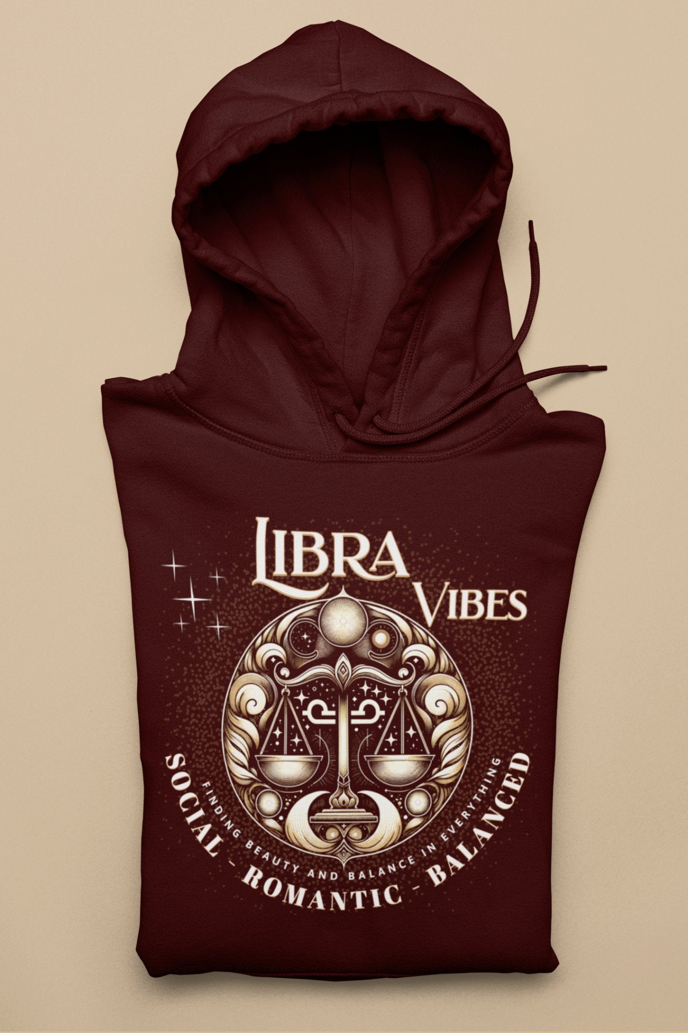 Libra Vibes Hoodie - TranquilTrendz