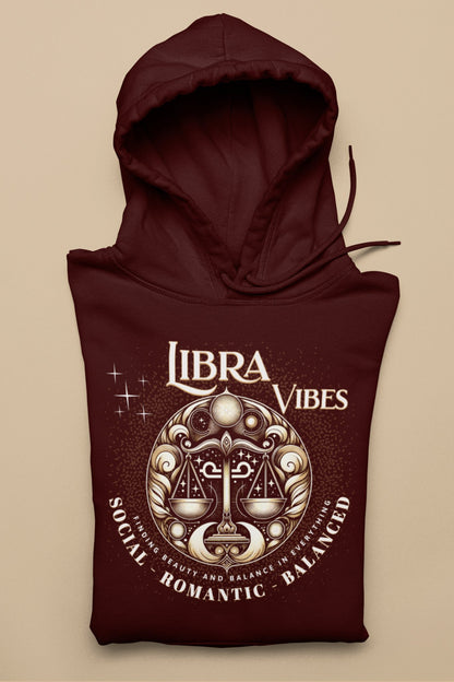 Libra Vibes Hoodie - TranquilTrendz