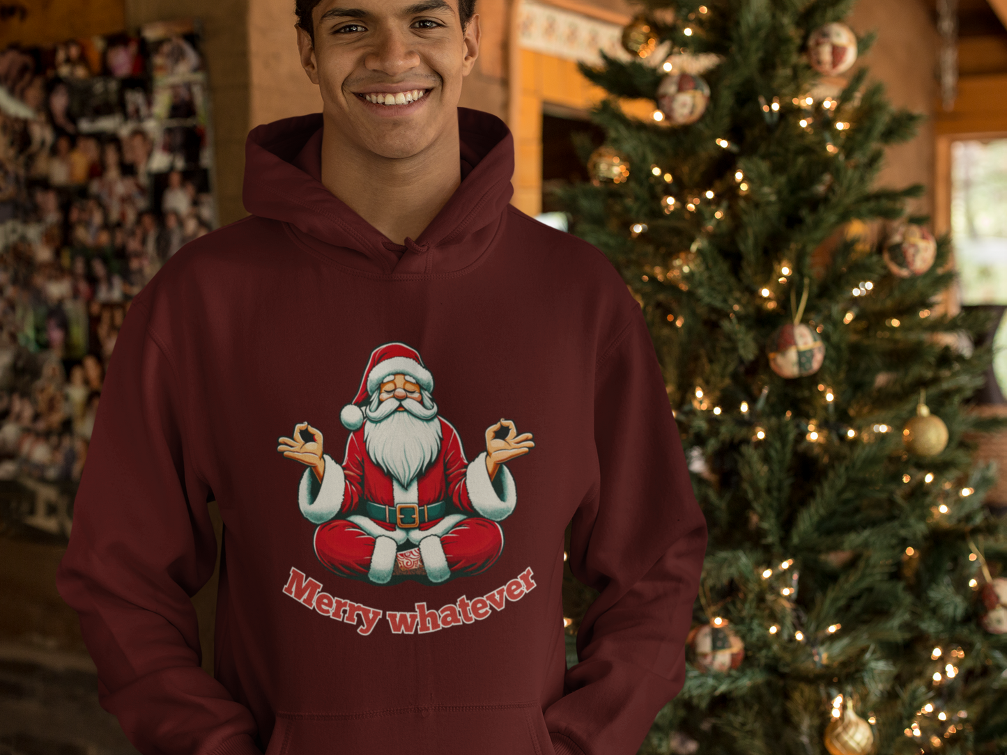 Zen Santa - Merry Whatever Hoodie