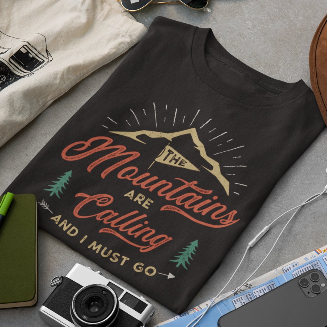 Mountains are Calling T-shirt - TranquilTrendz