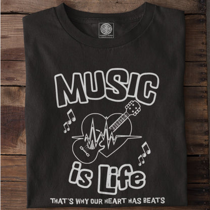 Music is Life T-Shirt - TranquilTrendz