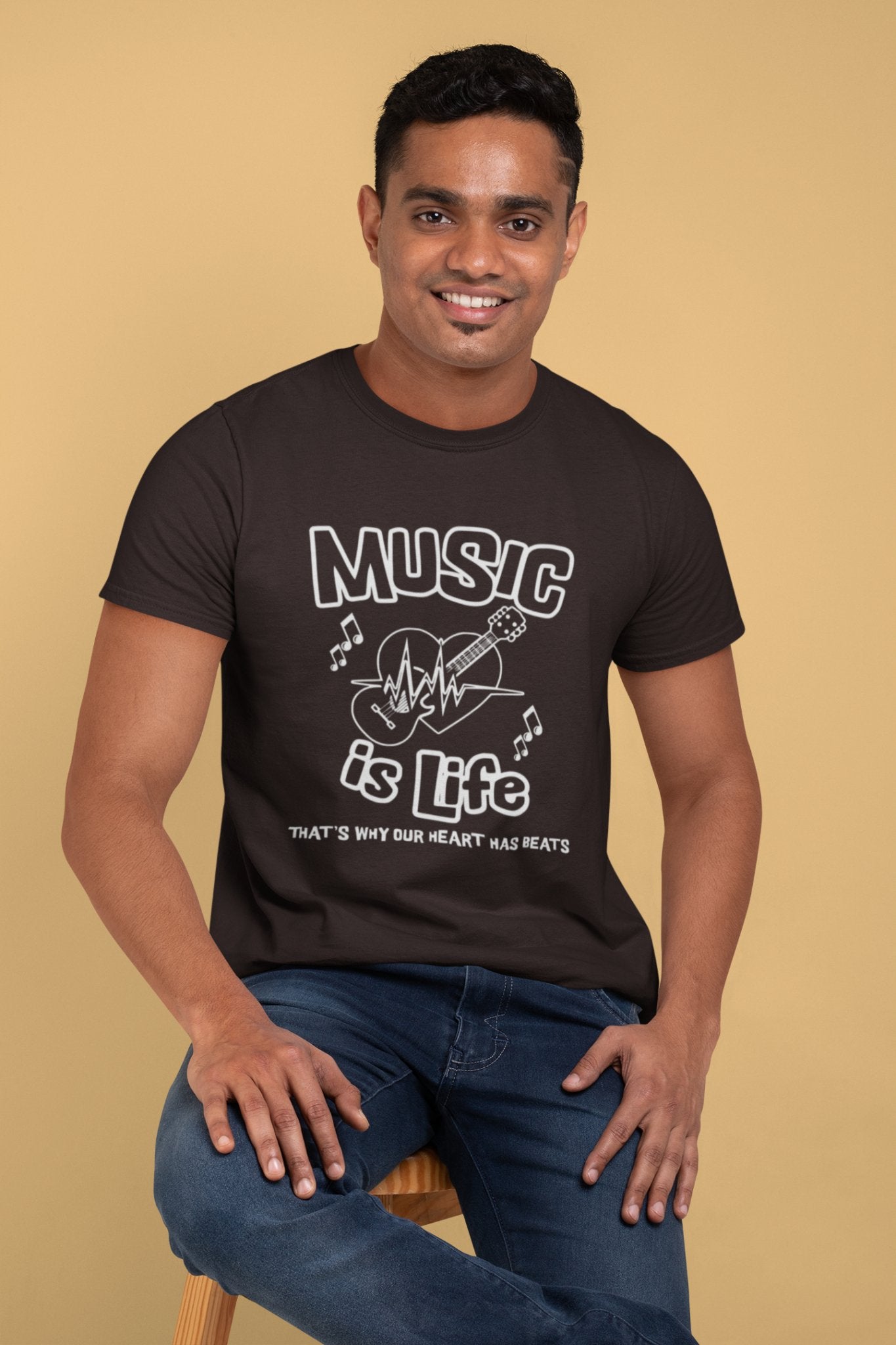 Music is Life T-Shirt - TranquilTrendz