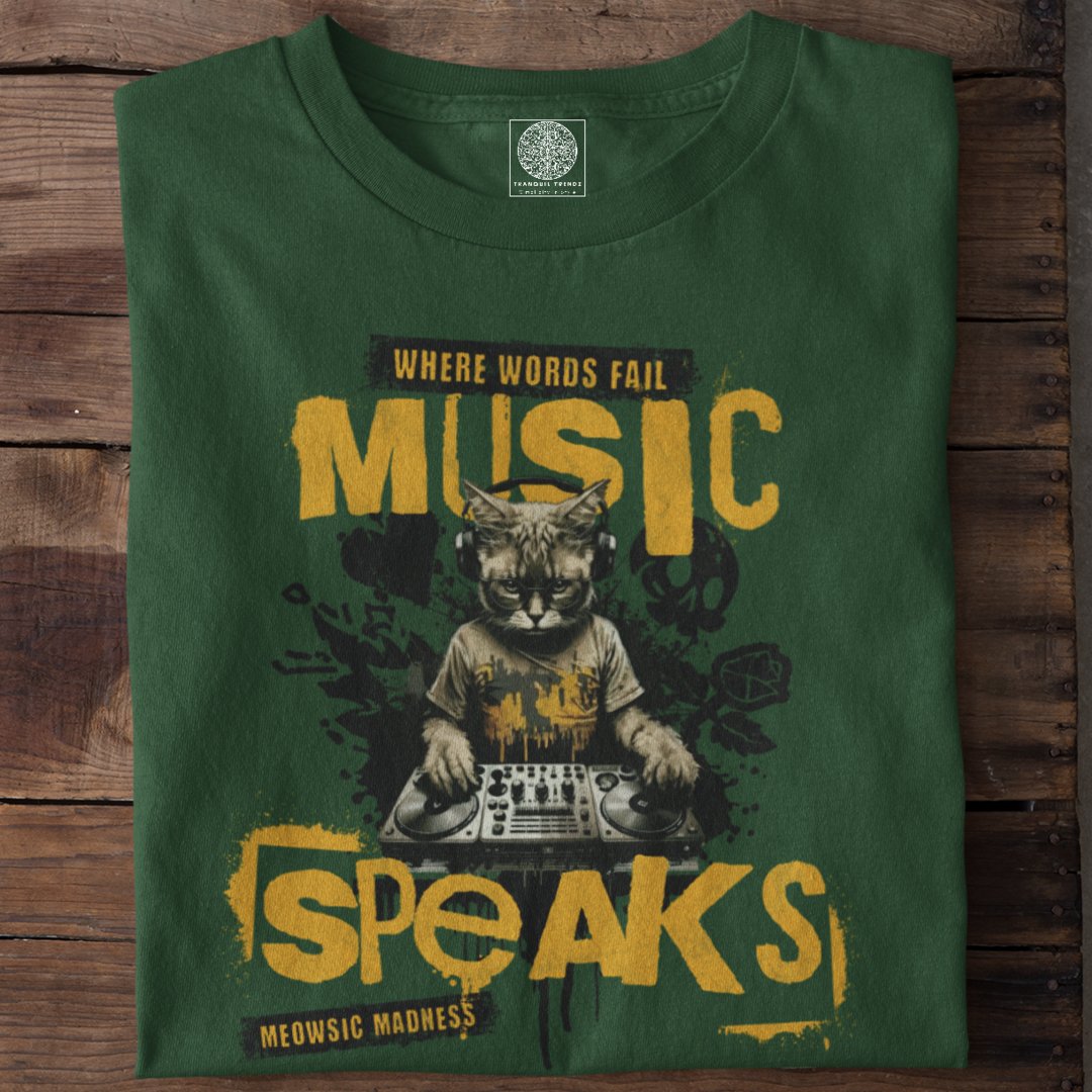 Music Speaks T-Shirt - TranquilTrendz