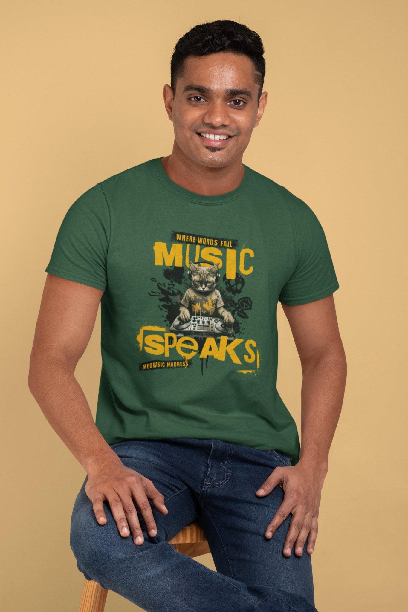 Music Speaks T-Shirt - TranquilTrendz