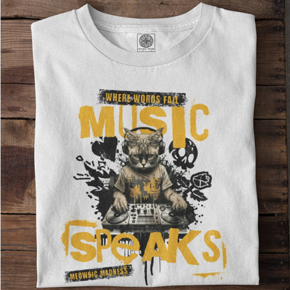 Music Speaks T-Shirt - TranquilTrendz