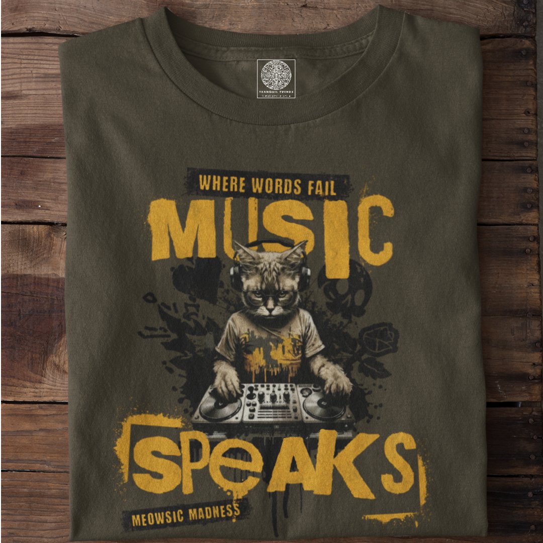 Music Speaks T-Shirt - TranquilTrendz