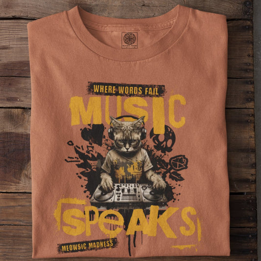 Music Speaks T-Shirt - TranquilTrendz