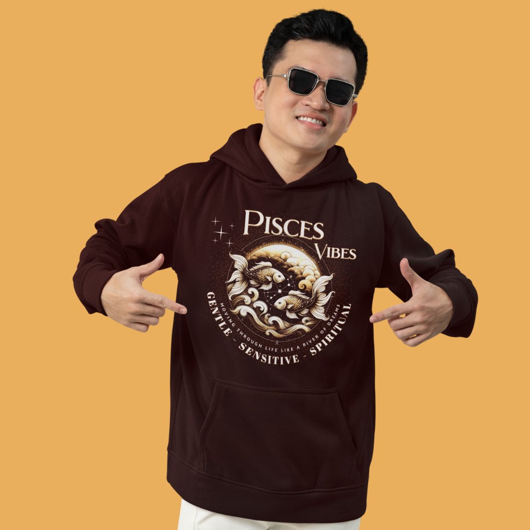 Pisces Vibes Hoodie - TranquilTrendz