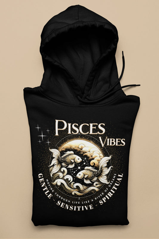 Pisces Vibes Hoodie - TranquilTrendz