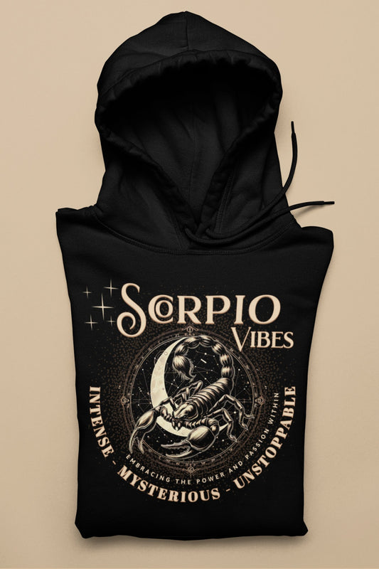 Scorpio Vibes Hoodie - TranquilTrendz