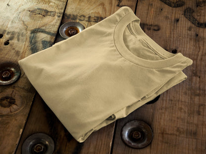 SUPIMA : Beige T-Shirt - TranquilTrendz