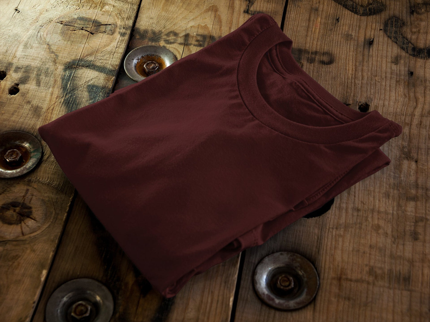 SUPIMA : Maroon T-Shirt - TranquilTrendz