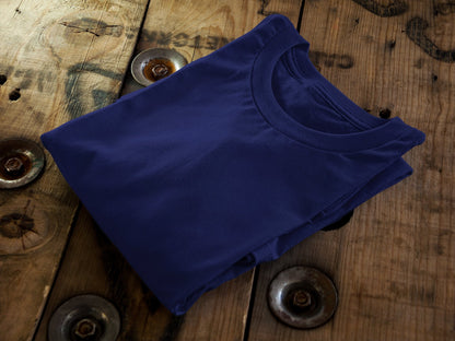 SUPIMA : Navy Blue T-Shirt - TranquilTrendz