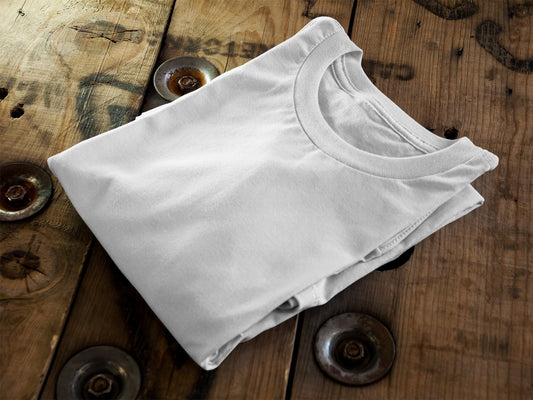 SUPIMA : White T-Shirt - TranquilTrendz