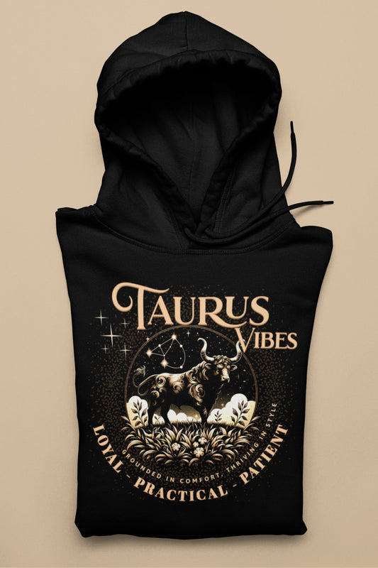 Taurus Vibes Hoodie - TranquilTrendz