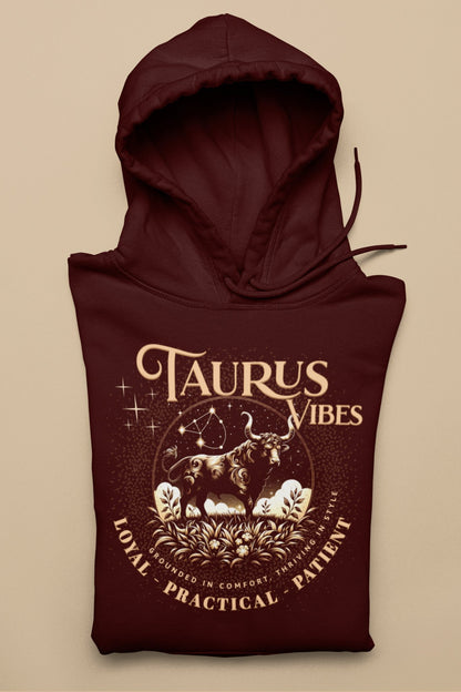 Taurus Vibes Hoodie - TranquilTrendz