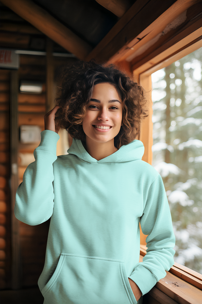 Mint Unisex Winter Hoodie