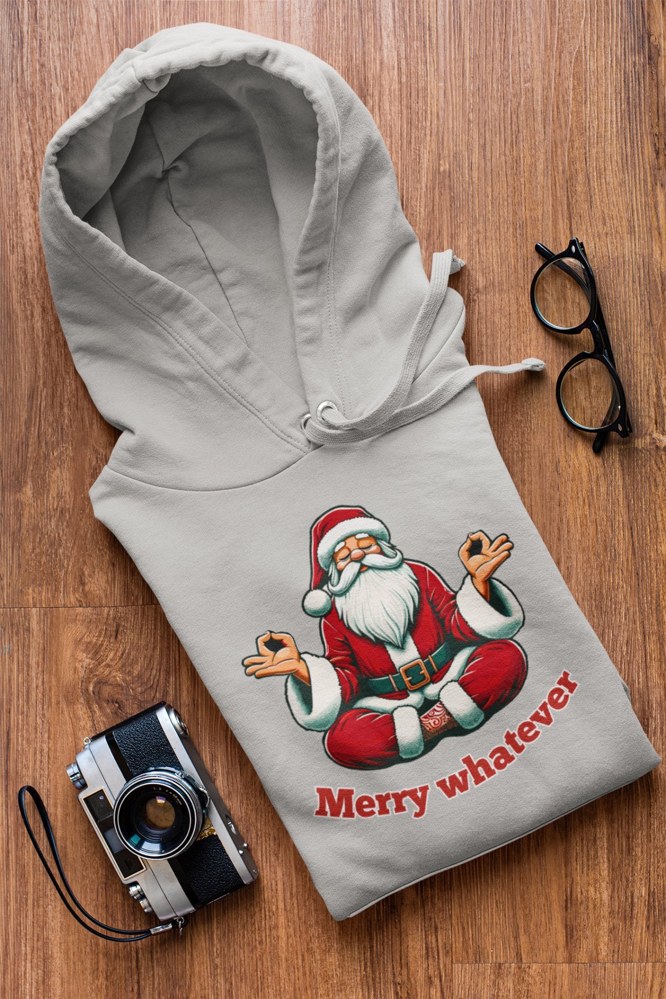 Zen Santa - Merry Whatever Hoodie - TranquilTrendz